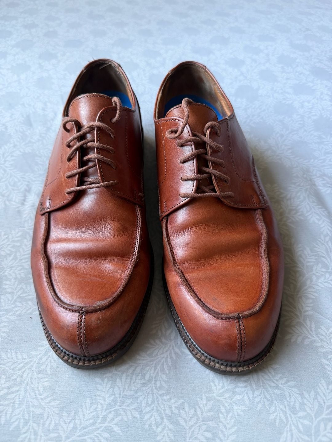 Johnston & Murphy Brown Leather Dress Oxford Shoes 20-5100 2