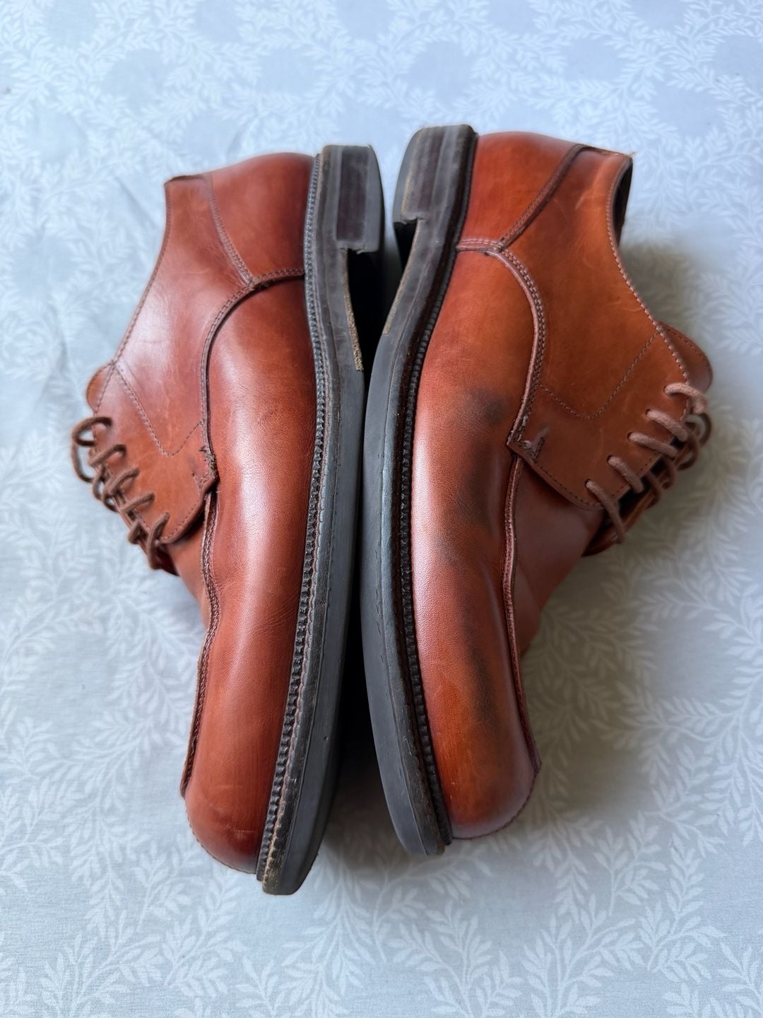 Johnston & Murphy Brown Leather Dress Oxford Shoes 20-5100 5