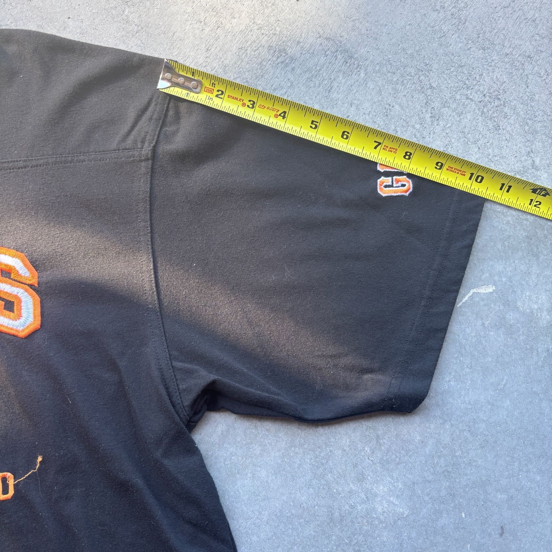 1990’s Vintage San Francisco Giants Lee Sport T-Shirt Black MLB Size M 7