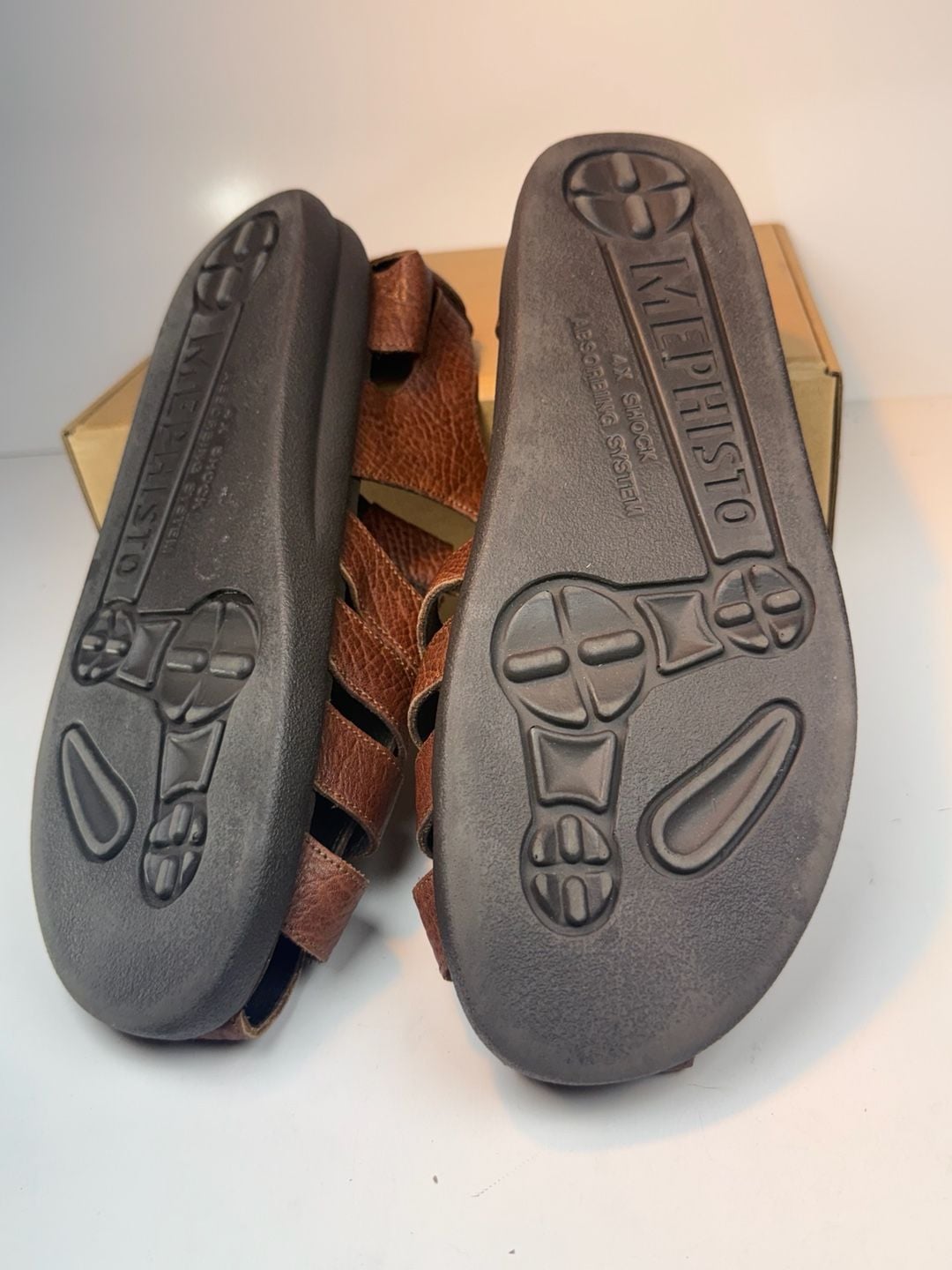 MEPHISTO SAM DESERT MEN'S US11 EU45 FISHERMAN SANDALS $329 RETAIL 3