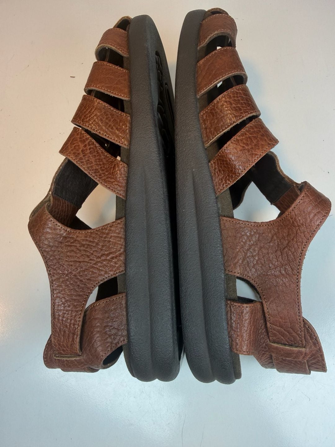 MEPHISTO SAM DESERT MEN'S US11 EU45 FISHERMAN SANDALS $329 RETAIL 4