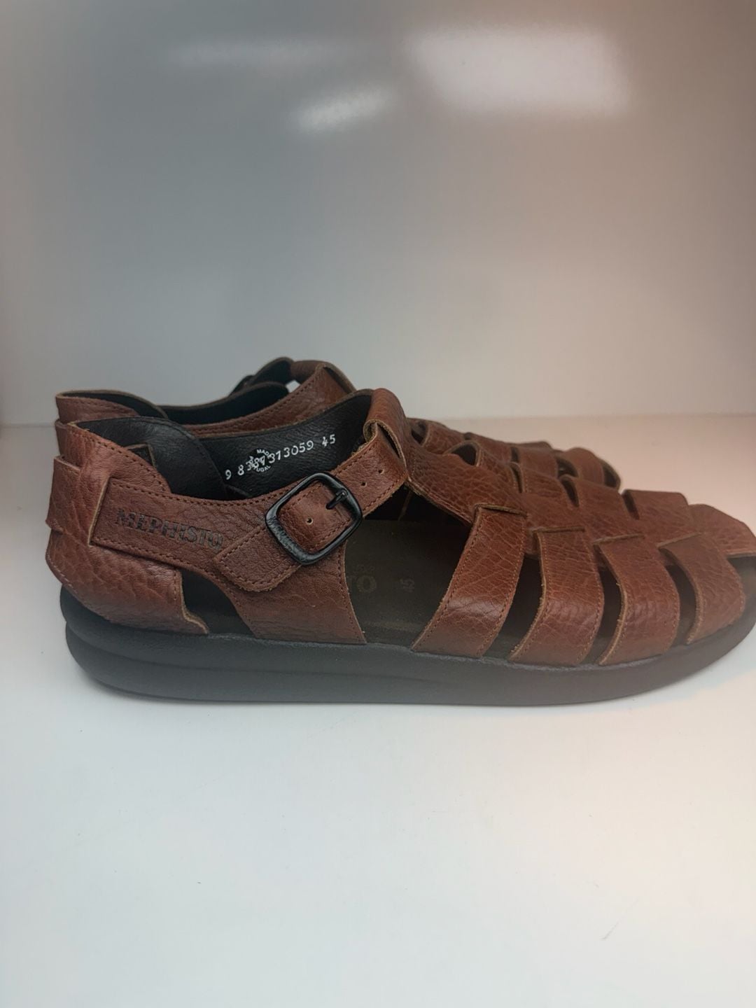 MEPHISTO SAM DESERT MEN'S US11 EU45 FISHERMAN SANDALS $329 RETAIL 9