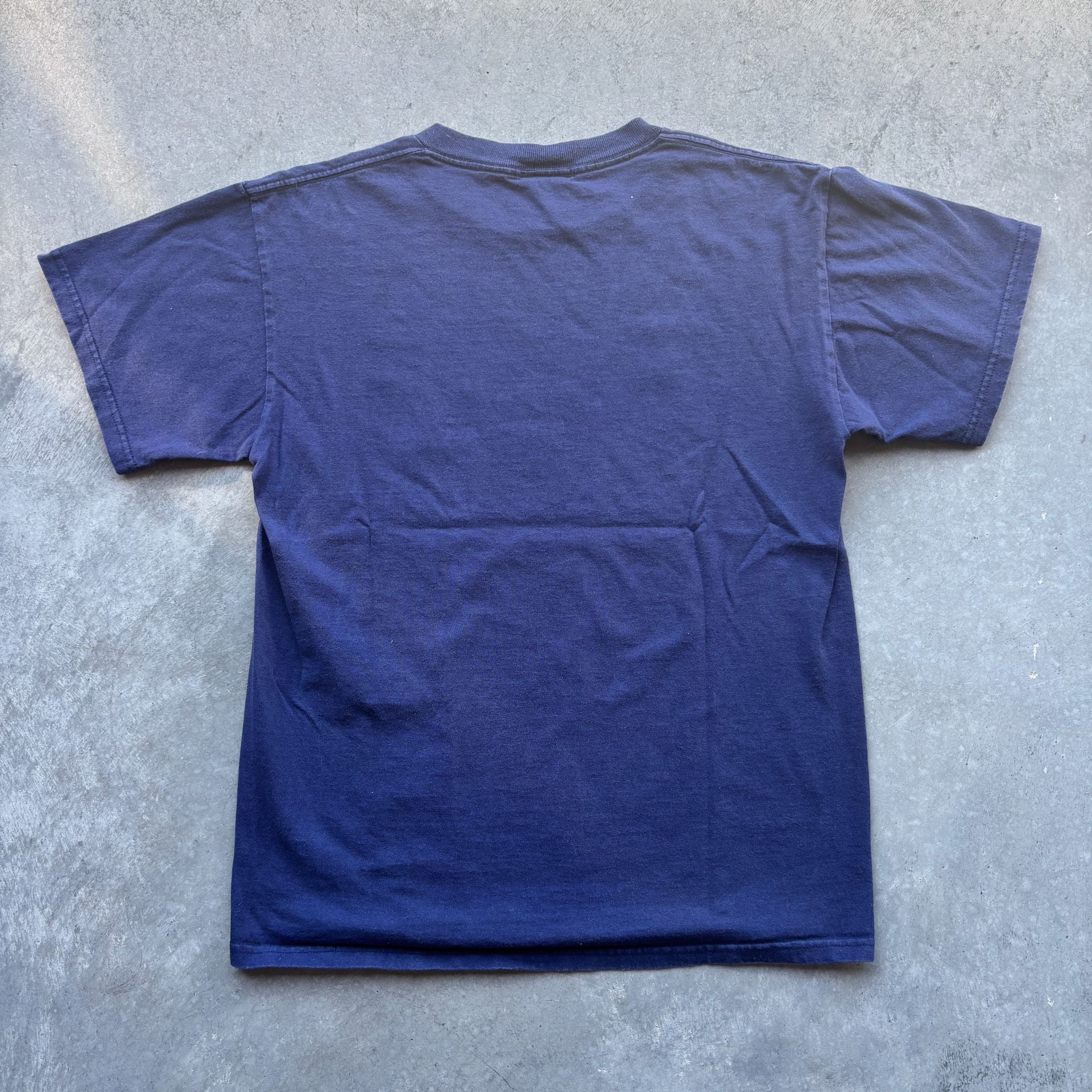 2007 Vintage Seattle Mariners Spellout Majestic T-Shirt Blue MLB Size M 9