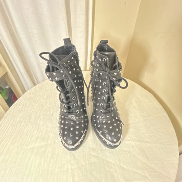 Gianni Bini 9M Spike ankle boots , gothic , biker style