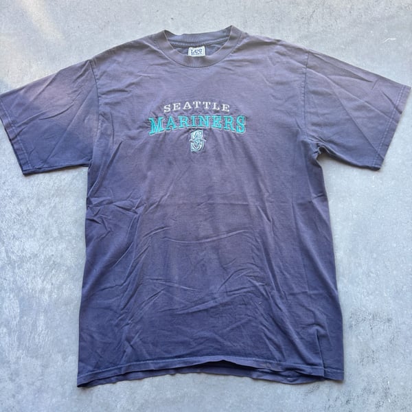 1990’s Vintage Seattle Mariners Lee Sport Embroidered MLB T-Shirt Size XL