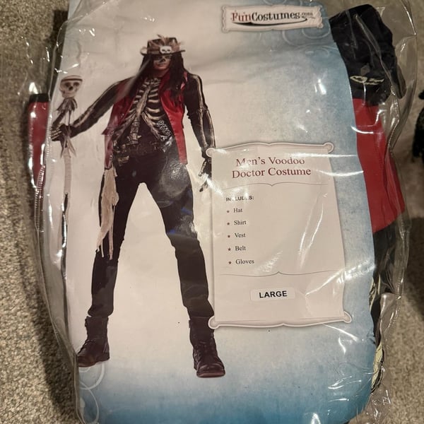 FunCostumes Men's Voodoo Doctor Costume Size Large