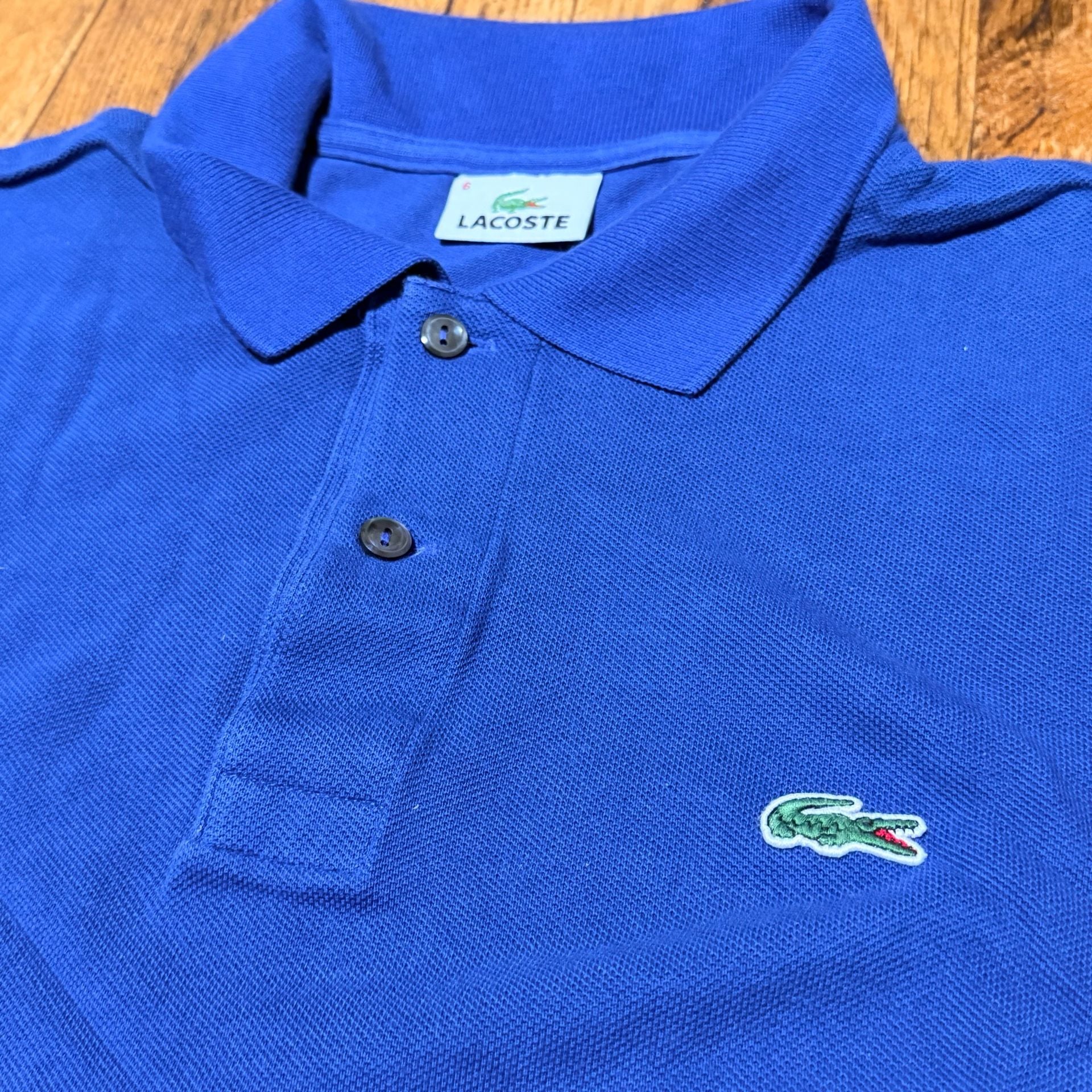 Lacoste Classic Fit Large  Shirt Navy Blue 7