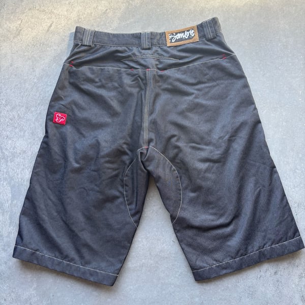 2000’s Vintage Sombrio Cartel Denim Mountain Bike Shorts MTB Size L
