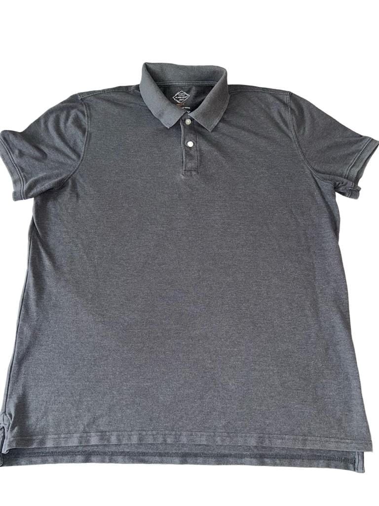 St. John's Bay Men's Gray Short Sleeve Polo Shirt 2