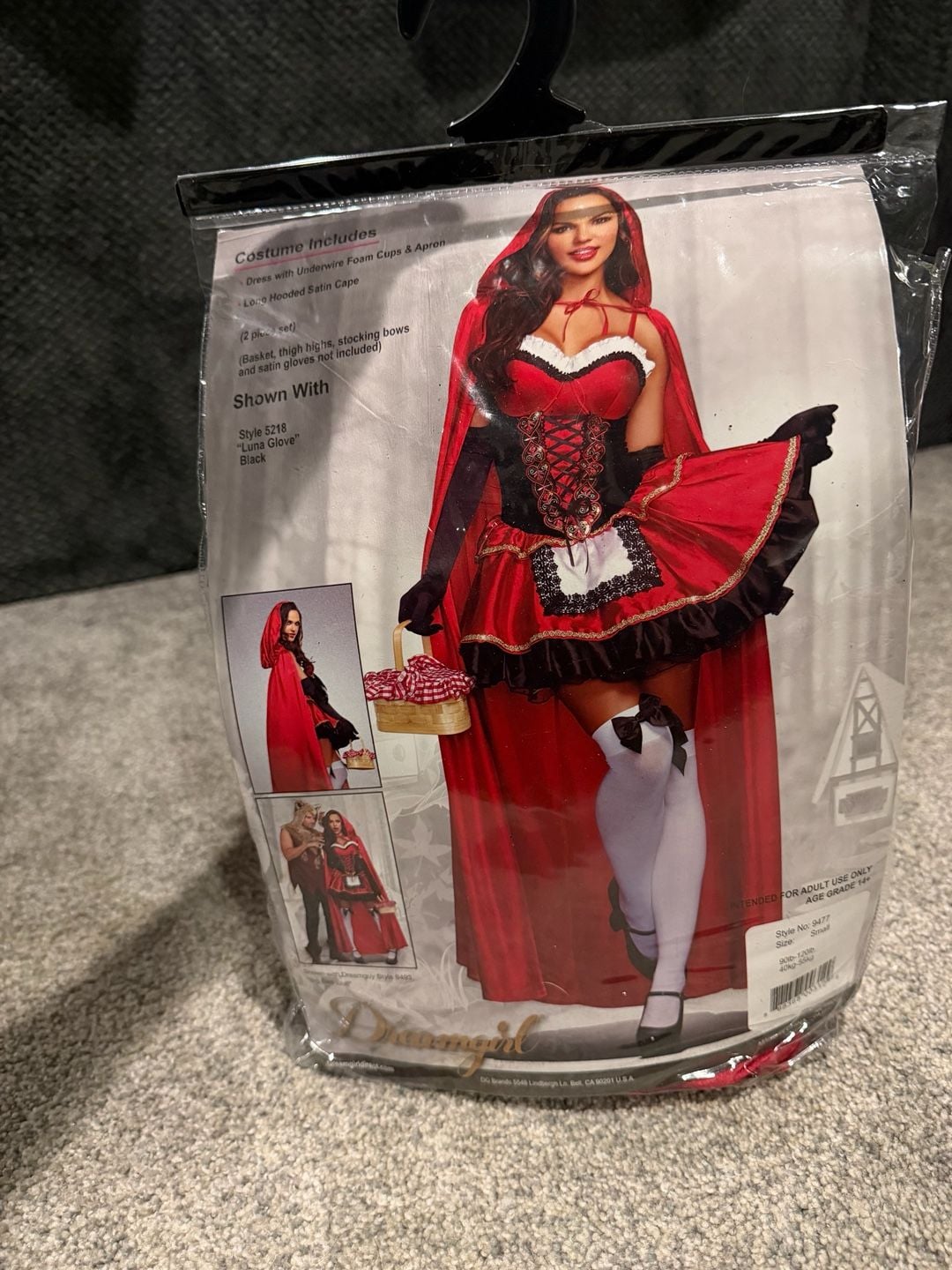 Dreamgirl Little Red Riding Hood Costume Size Small 9477 1