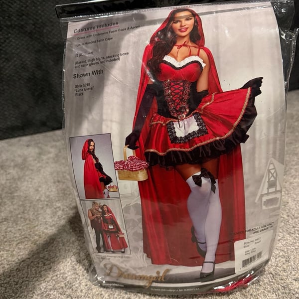 Dreamgirl Little Red Riding Hood Costume Size Small 9477
