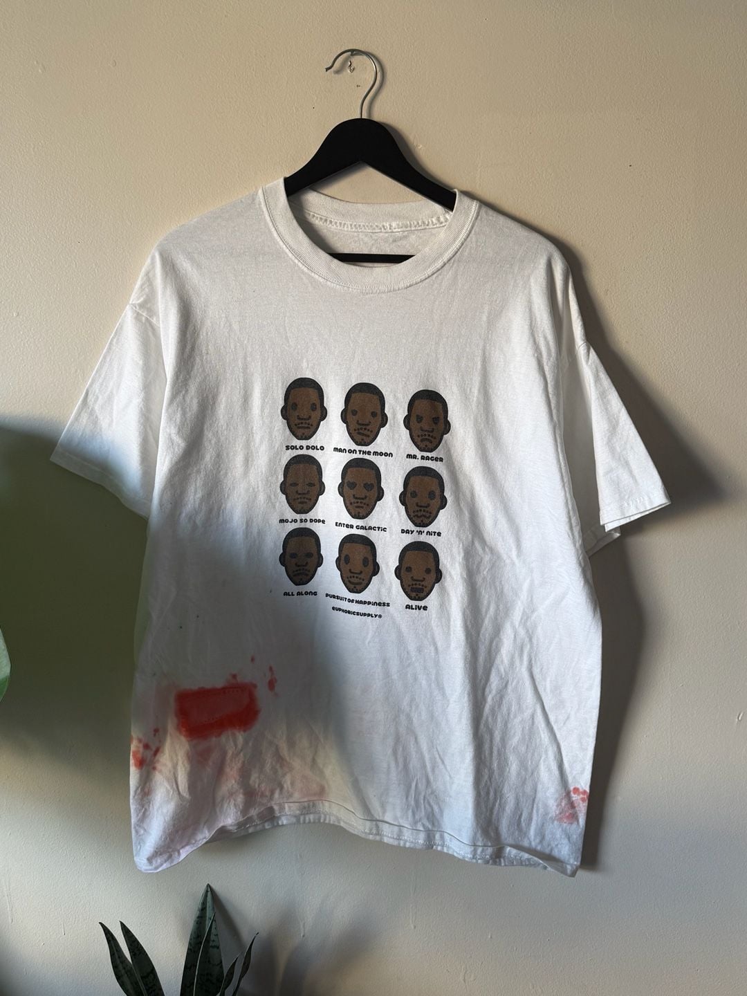 Euphoric Supply Kid Cudi Man on the Moon Graphic T-Shirt White 2