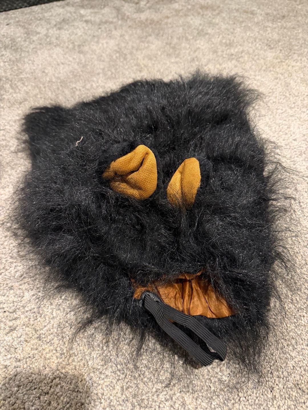 Unbranded Lion Mane Dog Costume Size M Black 2