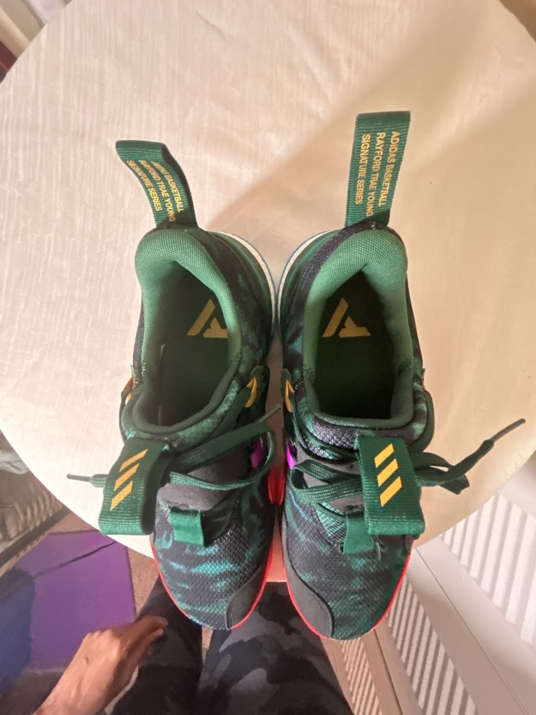 Adidas Trae Young 1 96 Olympics Green Basketball Shoes 7