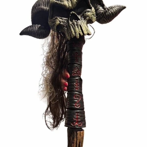 Costume King Warlock Staff Cane 58 Inch