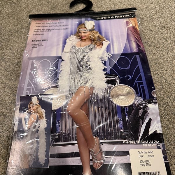 Dreamgirl Life's A Party Flapper Costume Size Small