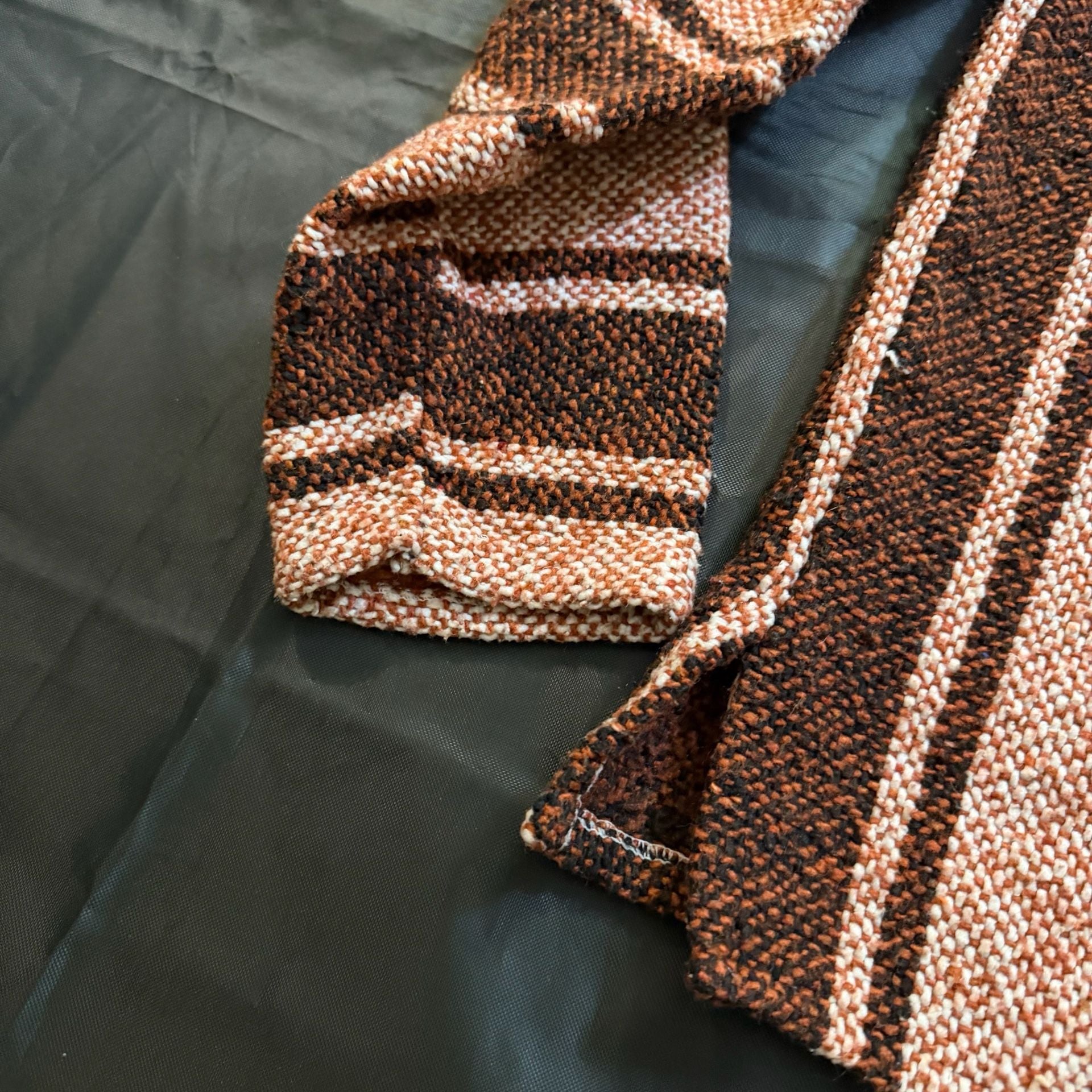 Vintage 80s 90s Mexican Surfer Baja Pullover Hoodie // Drug Rug // Hooded Jacket // Woven Poncho 7