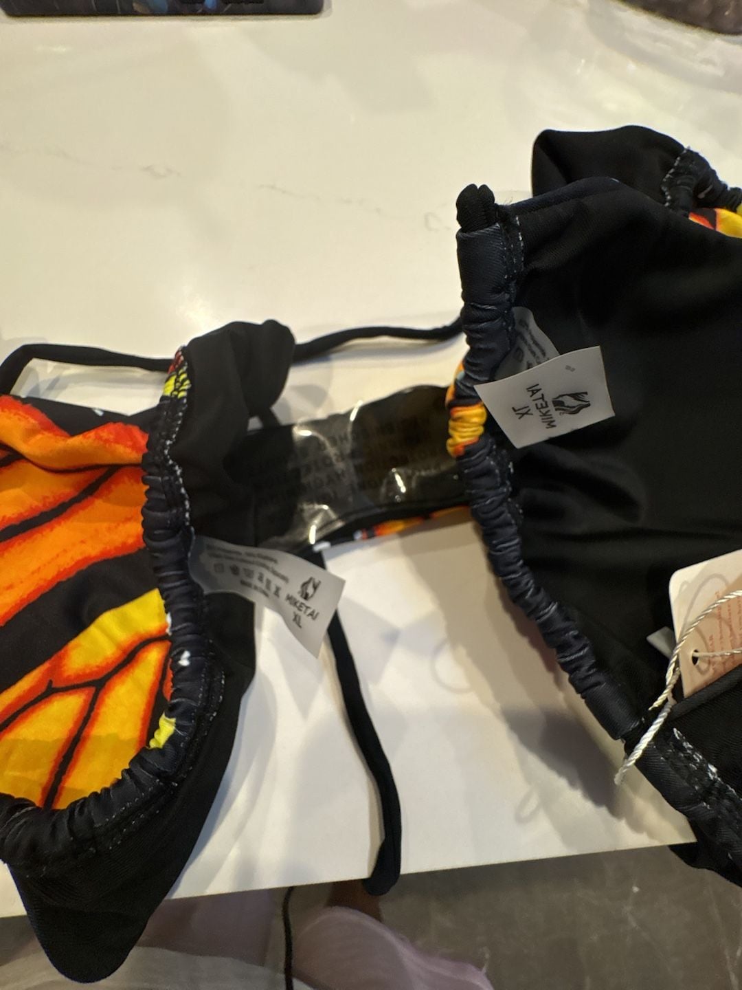 Miketai Butterfly Bikini Set Size Xl Orange Black (135) 3