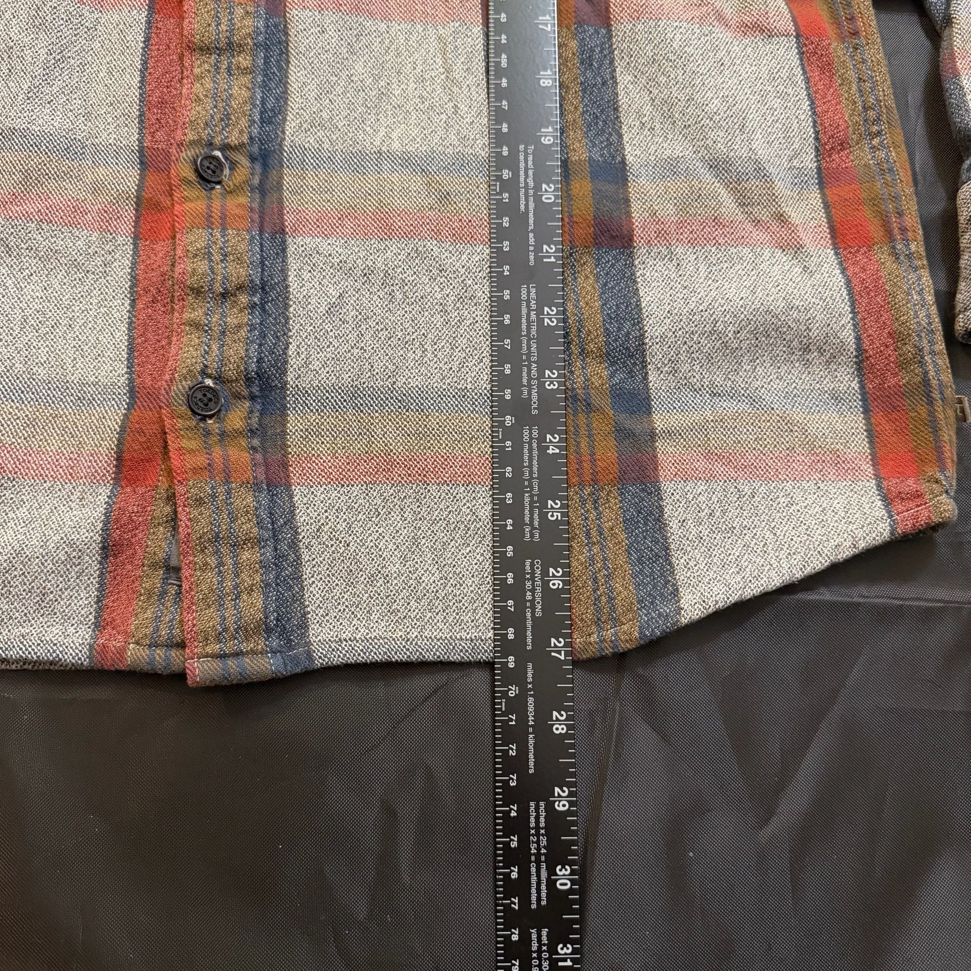Toad&Co Plaid Flannel Shirt Size S Long Sleeve Button Up 7