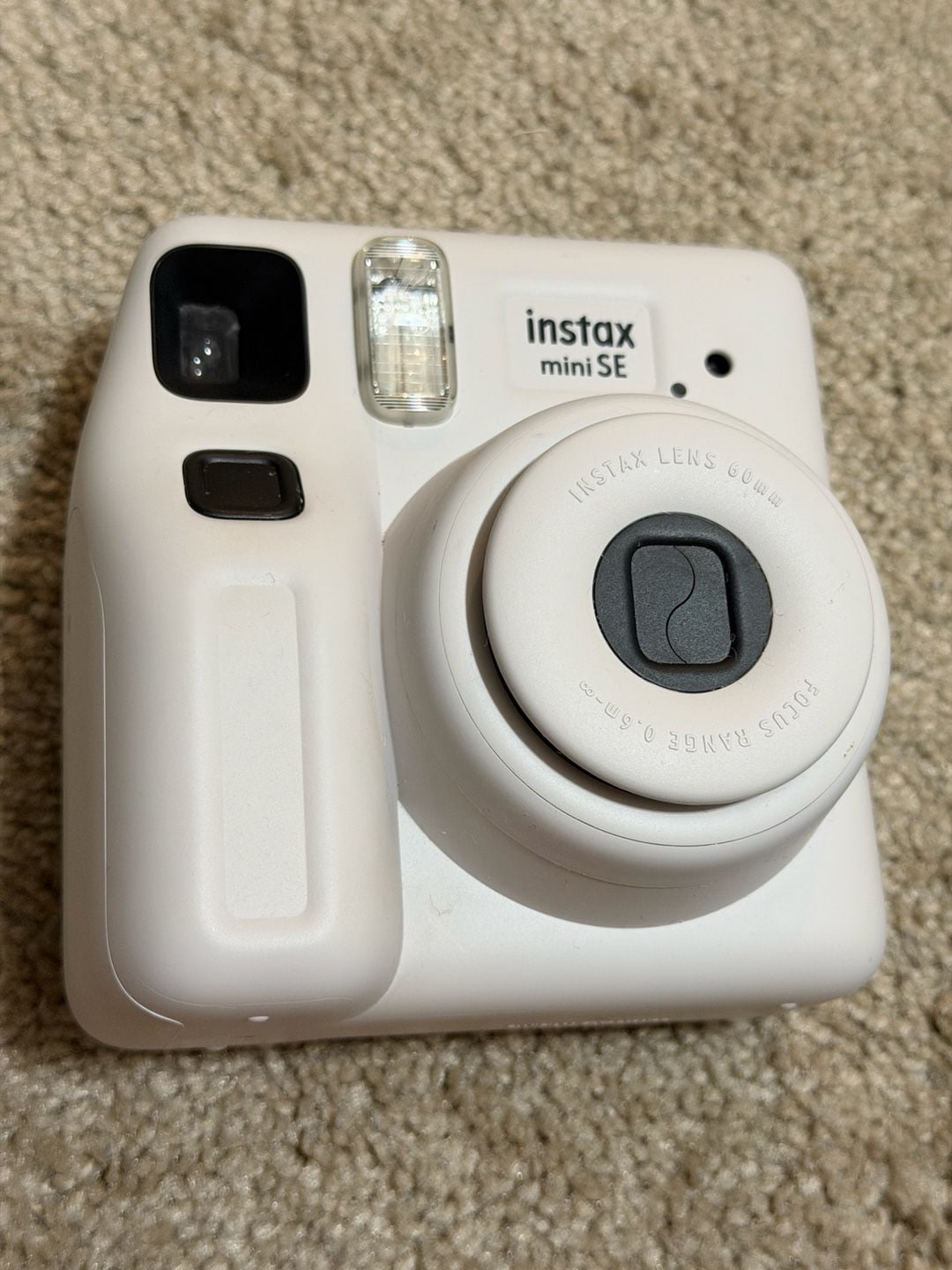 Fujifilm Instax Mini SE Instant Camera White w/ Film Inside 1