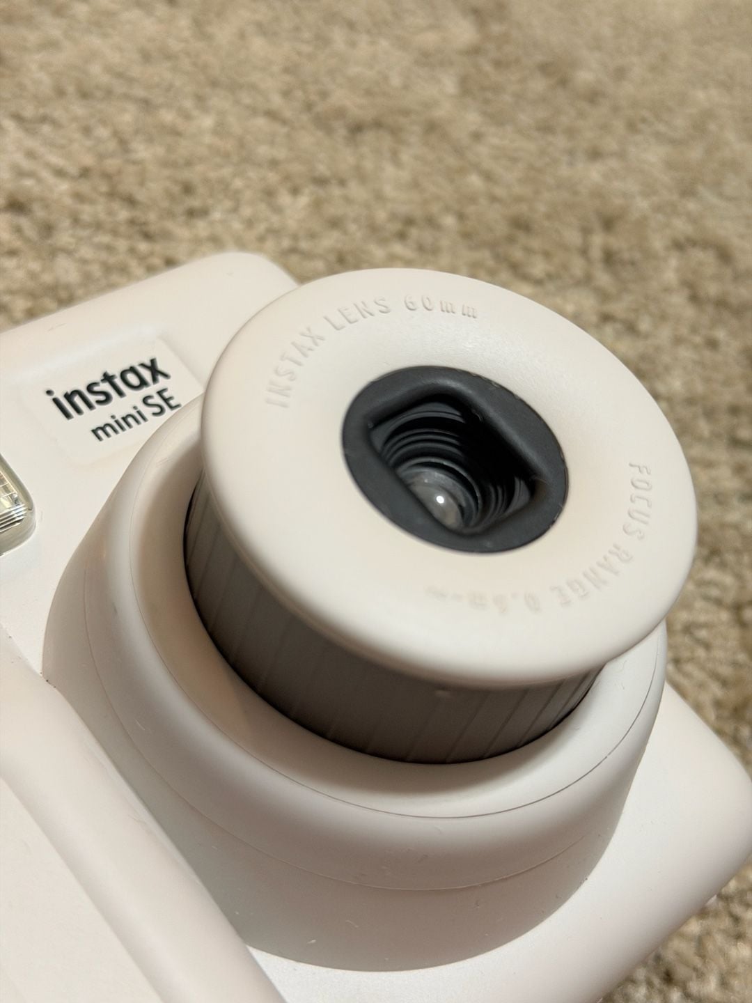 Fujifilm Instax Mini SE Instant Camera White w/ Film Inside 4