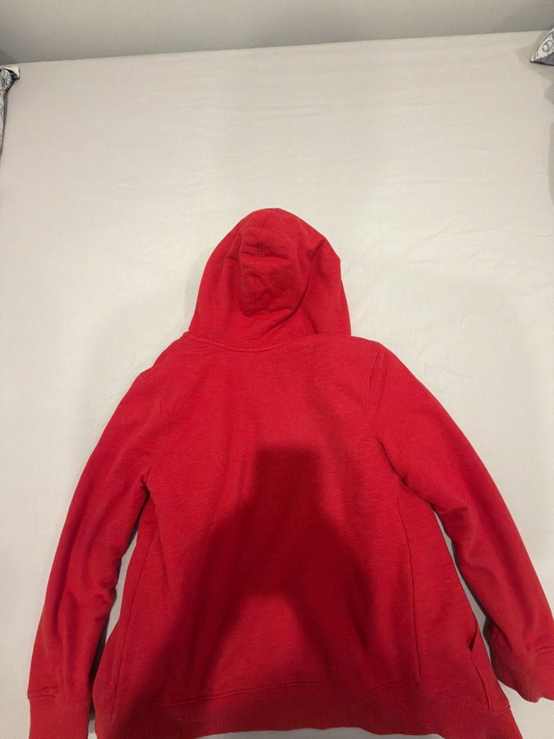 Cat & Jack Sherpa Lined Zip Hoodie Size M 8/10 Red 5