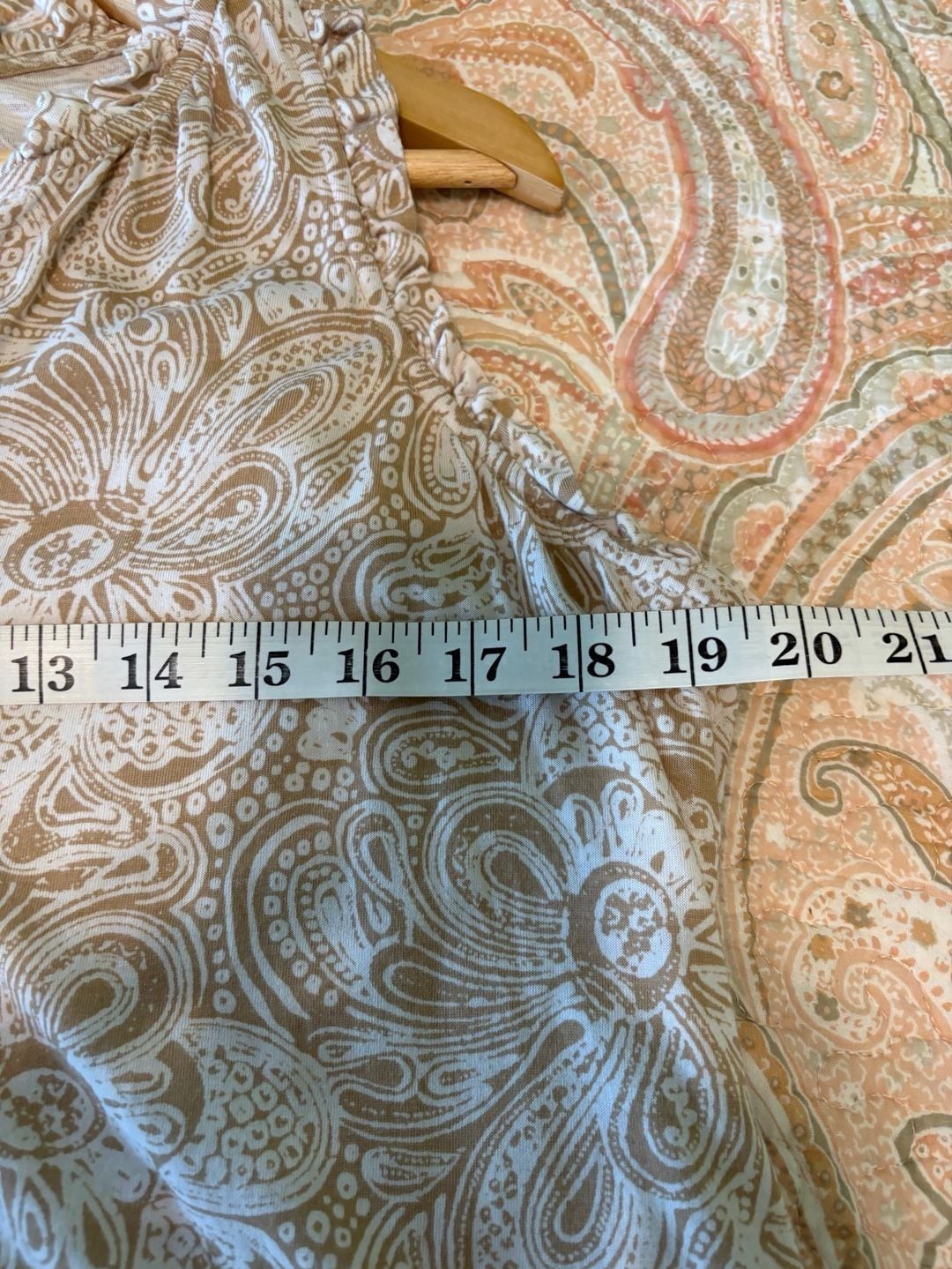 GUC Micheal Michael Kors Sleeveless Paisley Ruffle Trim Top P/XL 7