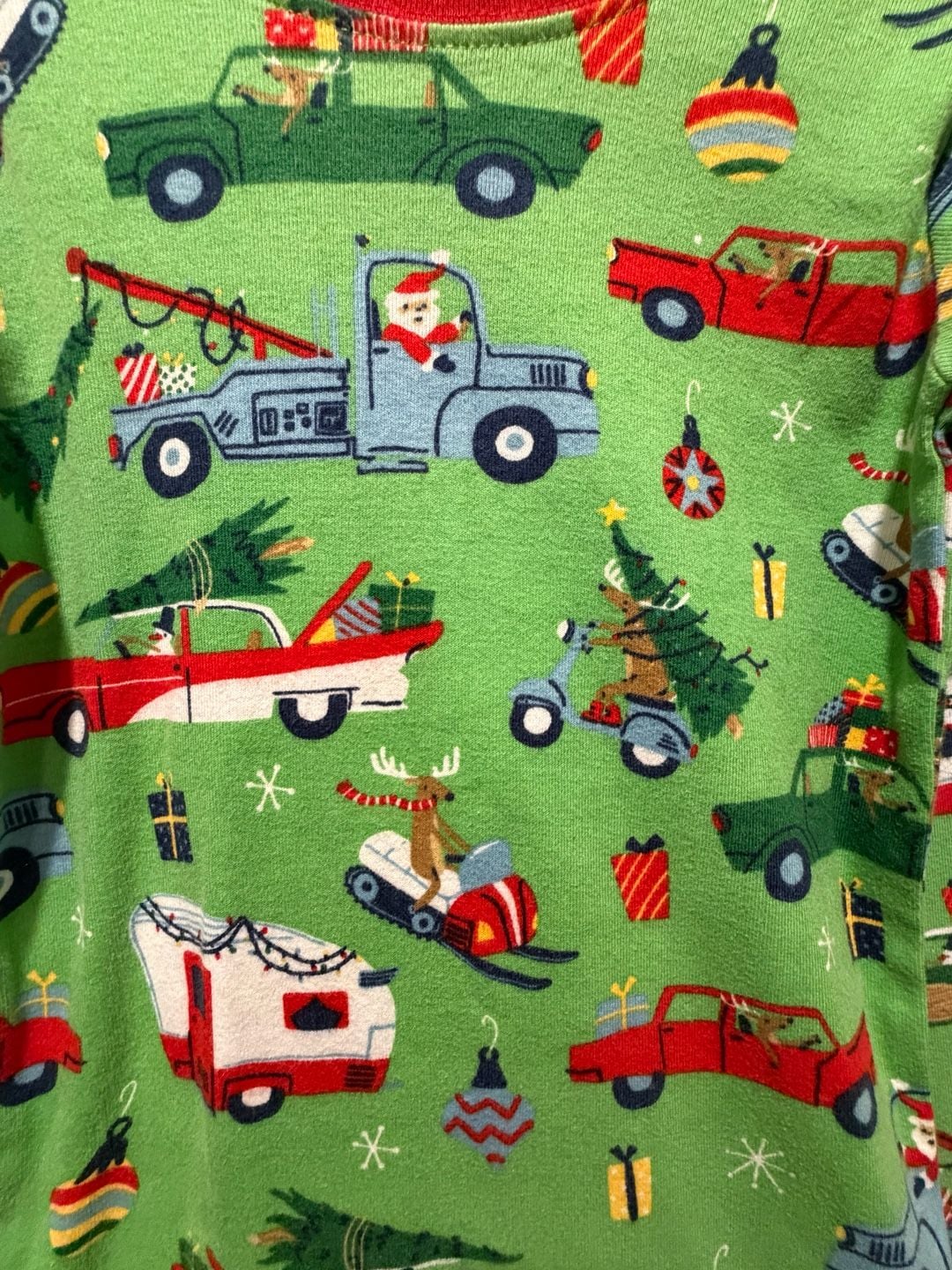 Little Blue House Retro Christmas Pajama Set Size 10 4