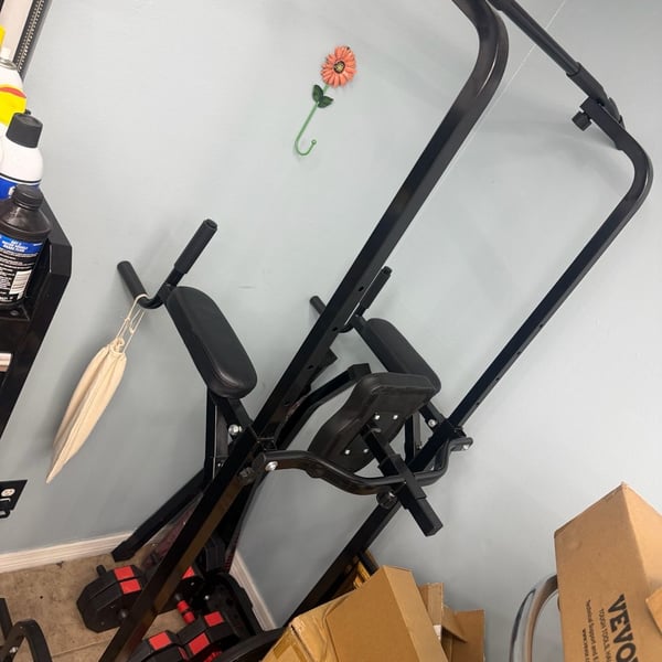 Power Tower Pull Up Bar Dip Station Multi Function Home Gym Equipment bundle