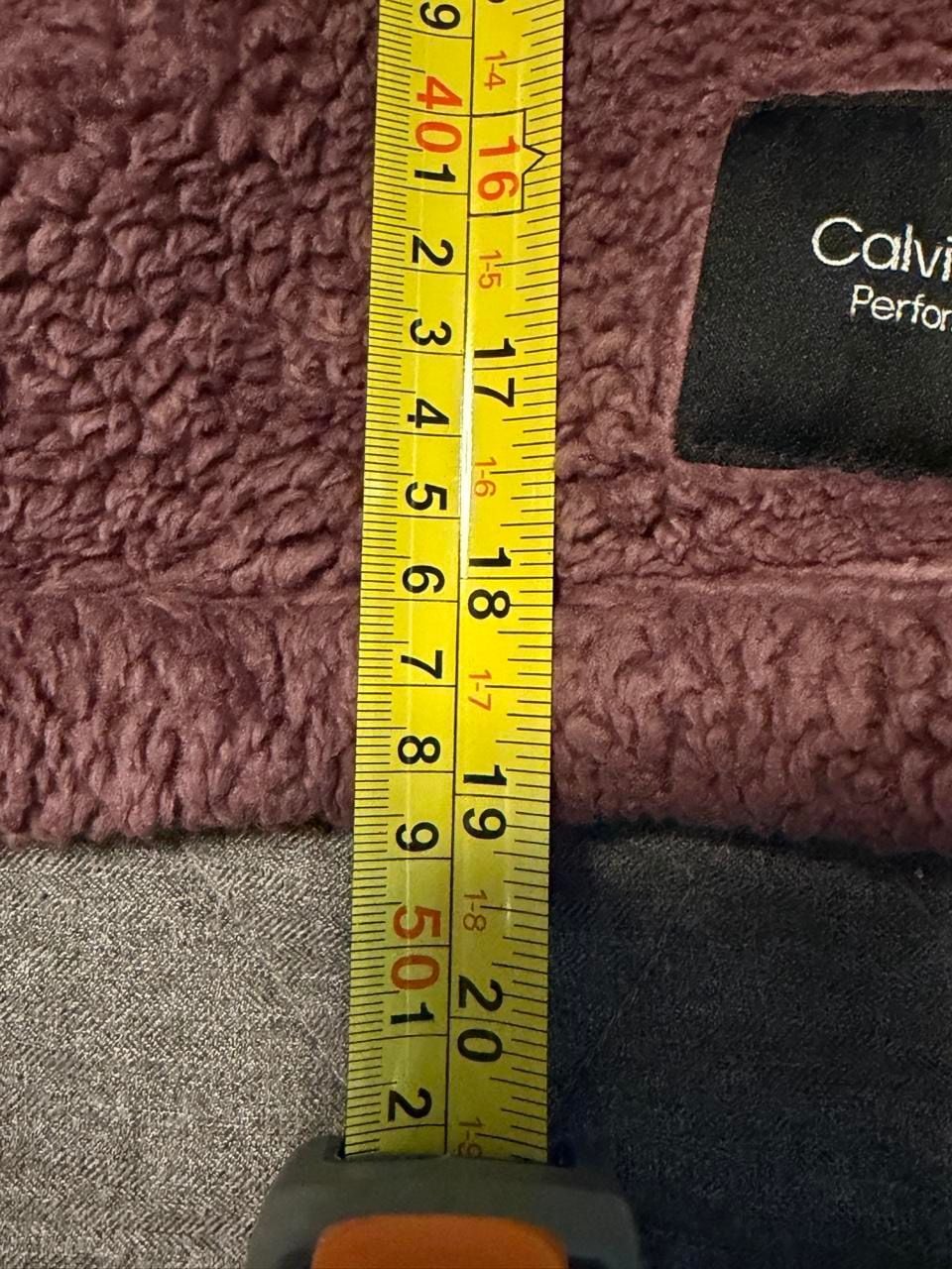 Calvin Klein Performance Fleece Pullover Womens Size M Mauve Cropped 7