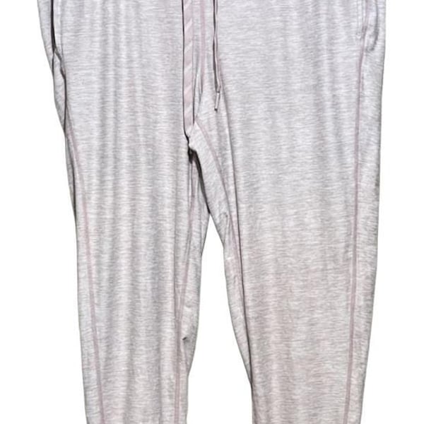 FLX Joggers Size XL Pink Heathered Lounge Pants with Drawstring