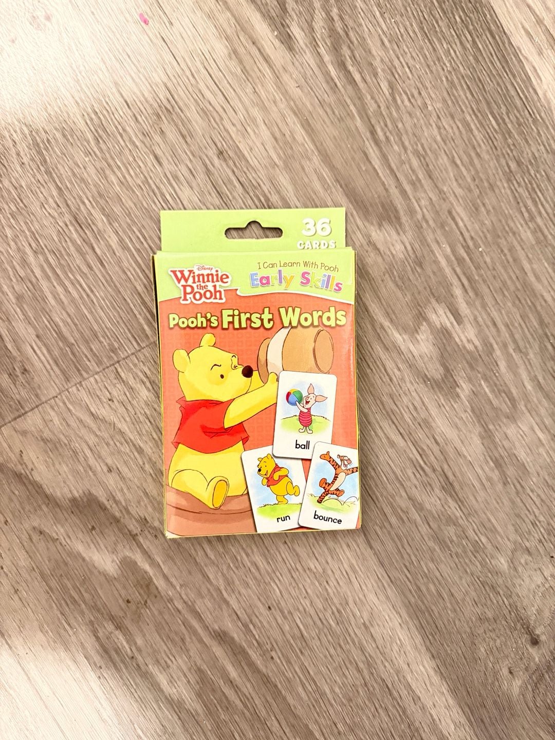 Disney Winnie The Pooh Pooh's First Words Flash Cards 1