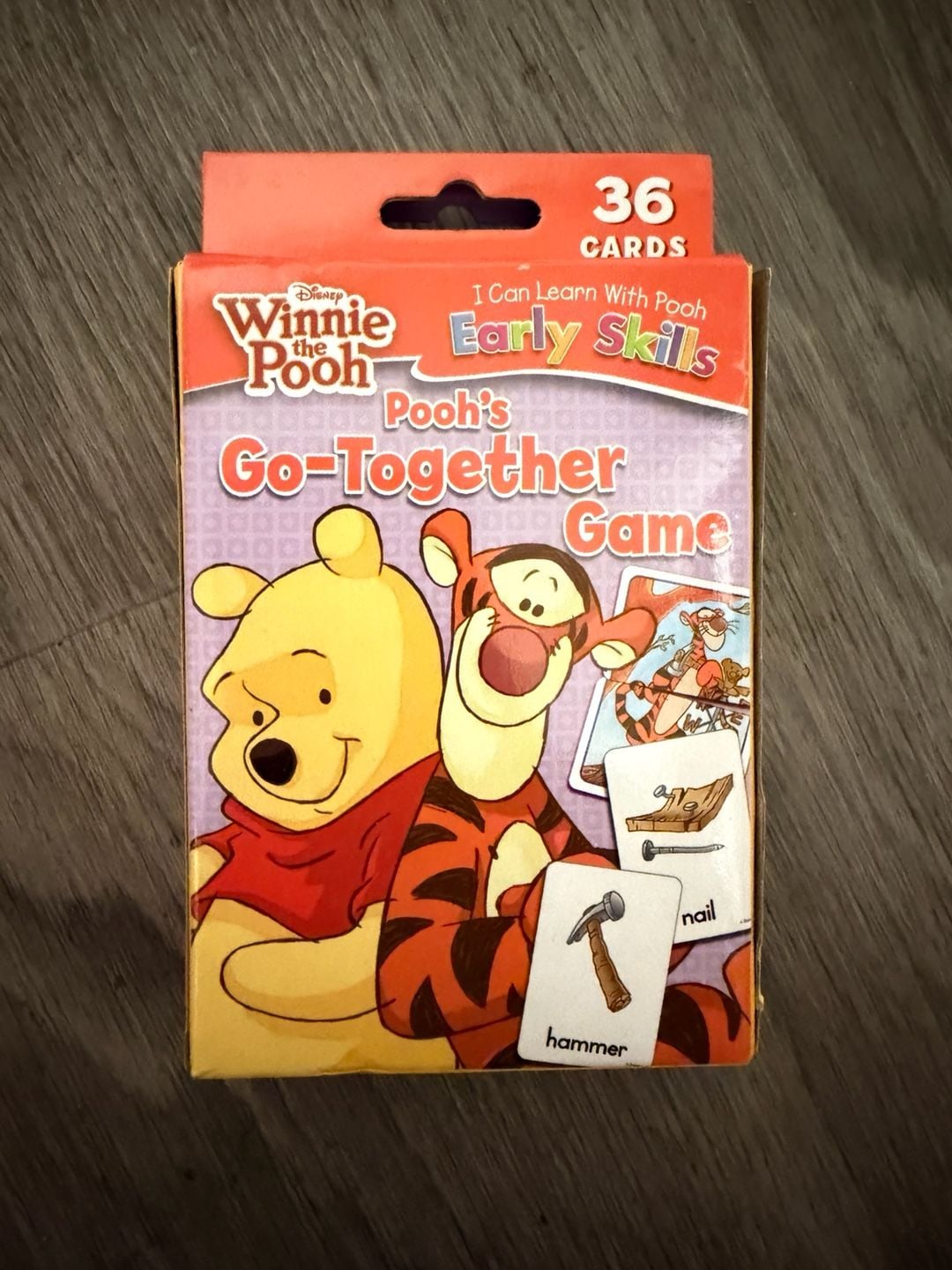 Disney Winnie The Pooh Pooh's Go-Together Game 36 Cards 1