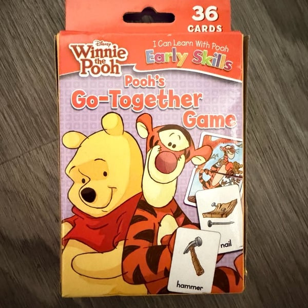 Disney Winnie The Pooh Pooh's Go-Together Game 36 Cards
