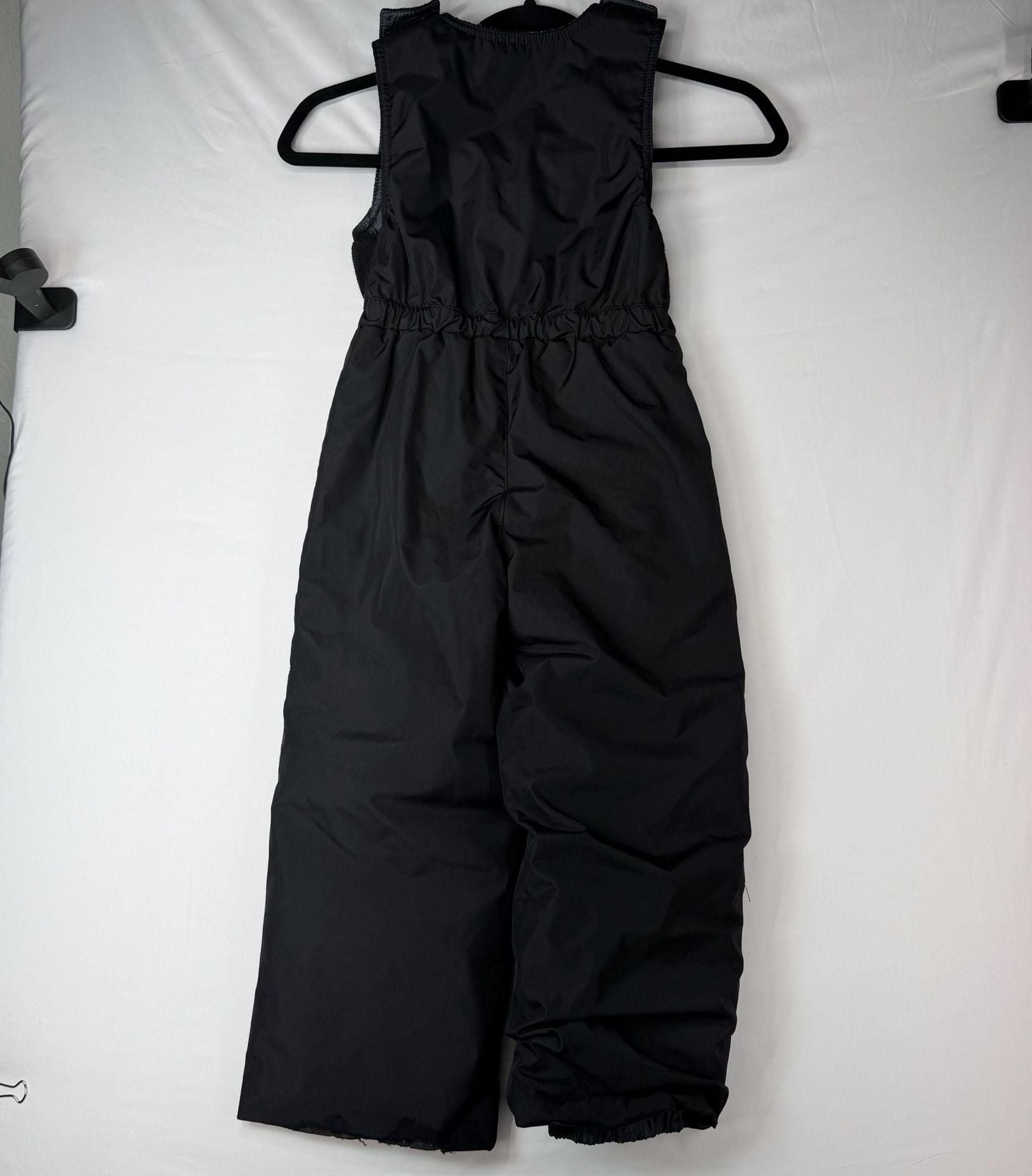 White Sierra Kids 4T Black Snow Bib Ski Pants Fleece Insulated Winter 4