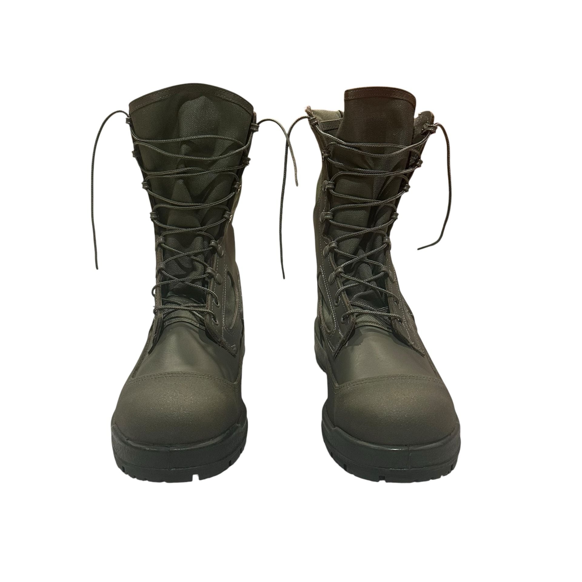 Belleville F630ST Military Steel Toe Boots Sage Green New Size 12.5 5