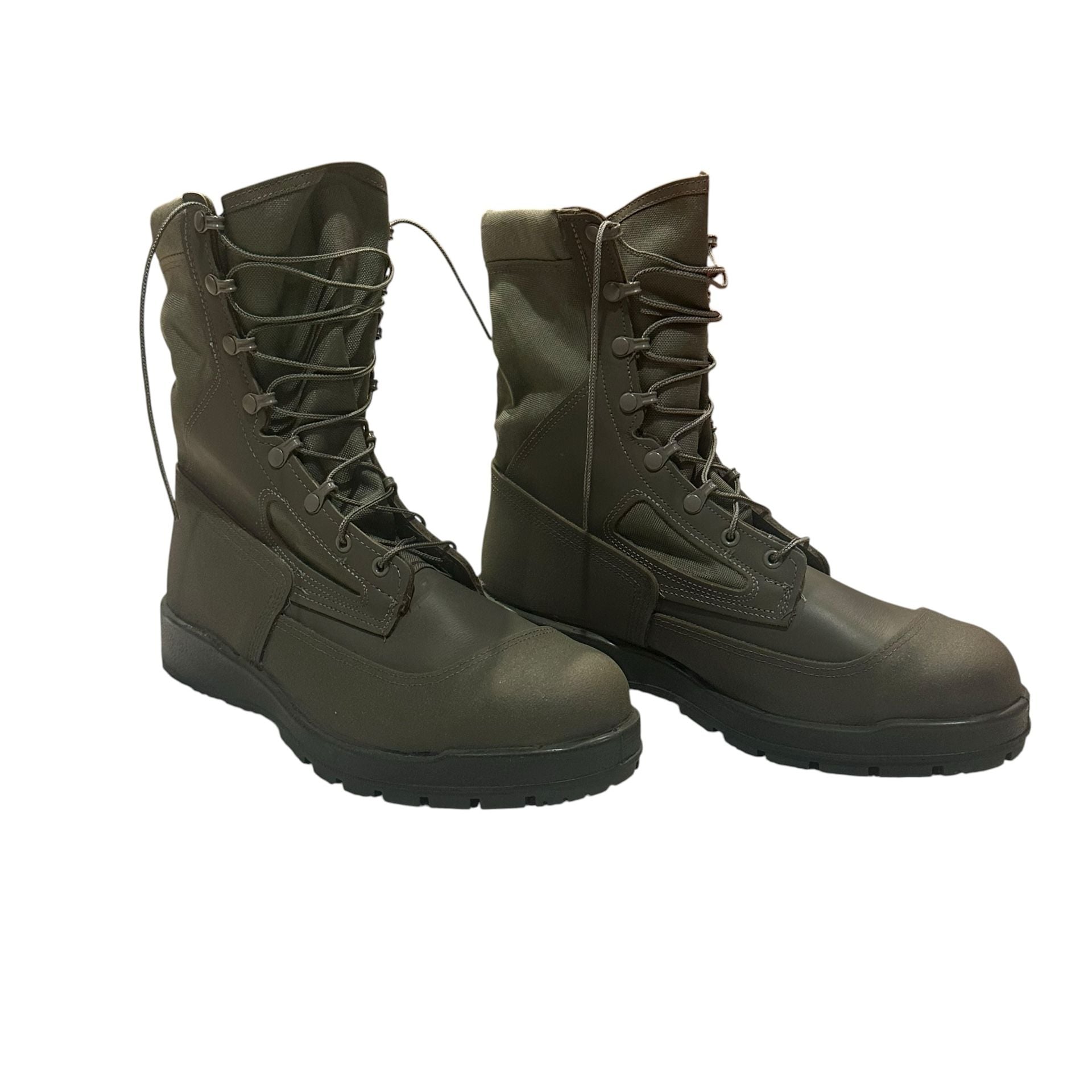 Belleville F630ST Military Steel Toe Boots Sage Green New Size 12.5 6