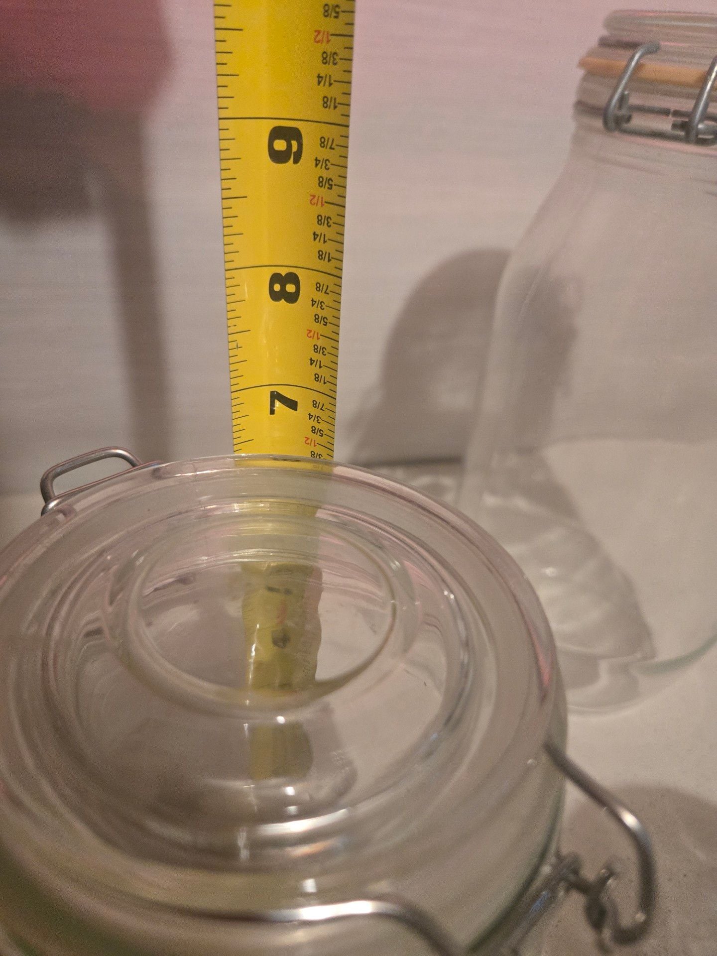 Glass Storage Jars Set of 4 with Airtight Latch Lids 3