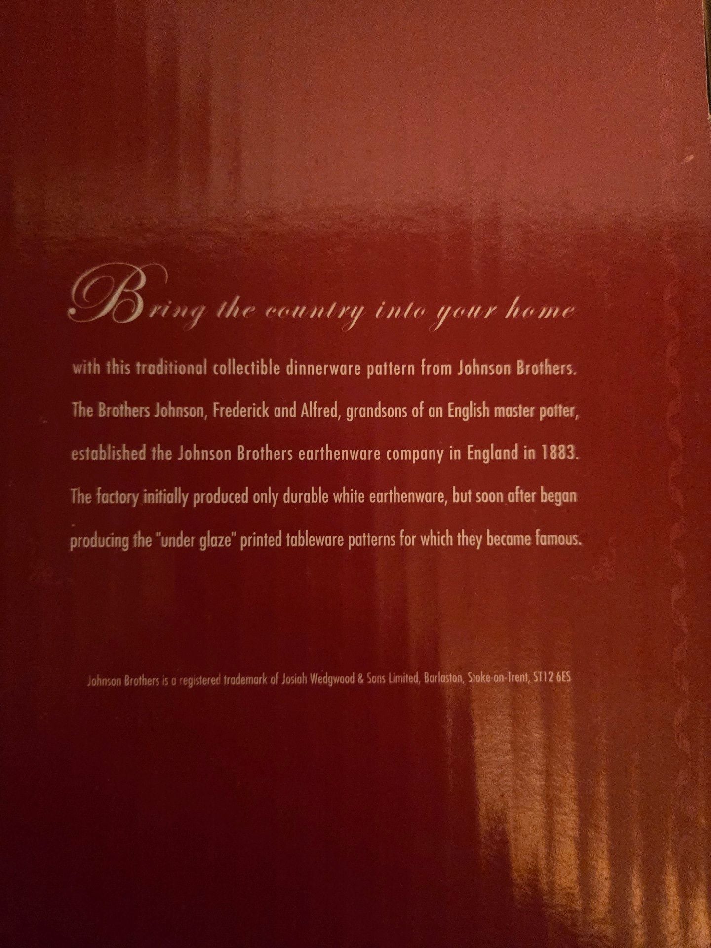 Johnson Brothers The Giving Plate 10.5" Dinner Plate 3