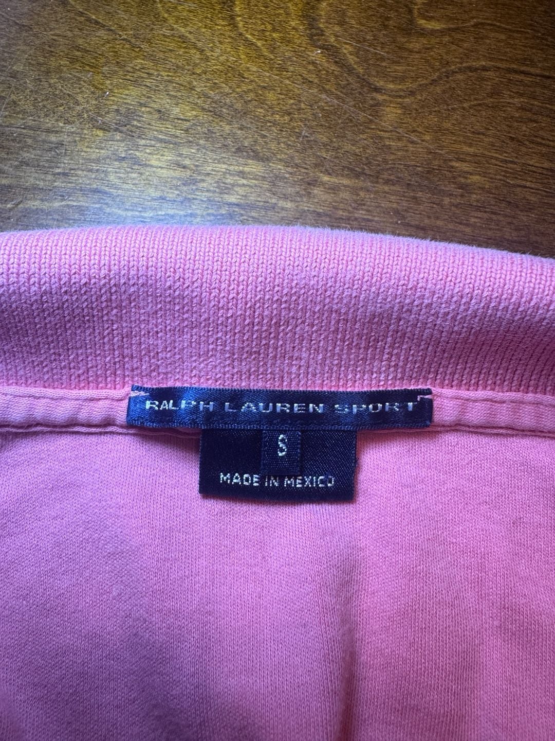 Ralph Lauren Sport Long Sleeve Polo Kids Size S Pink Cotton 4
