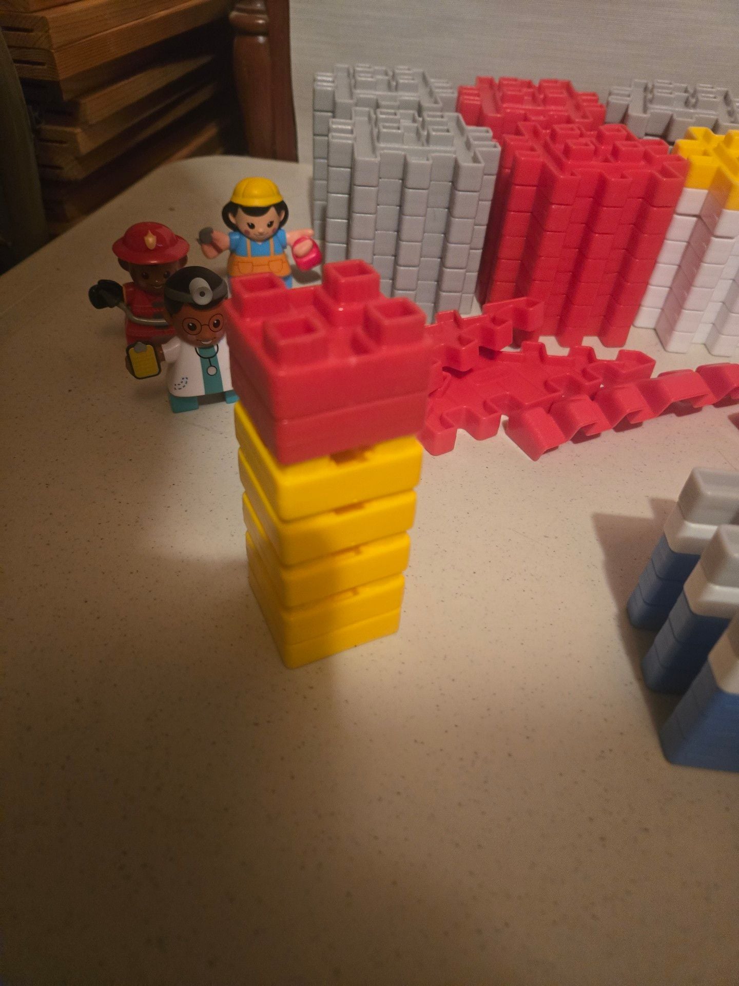 Little Tikes Waffle Blocks 55 Piece Set Vintage 1980s 4
