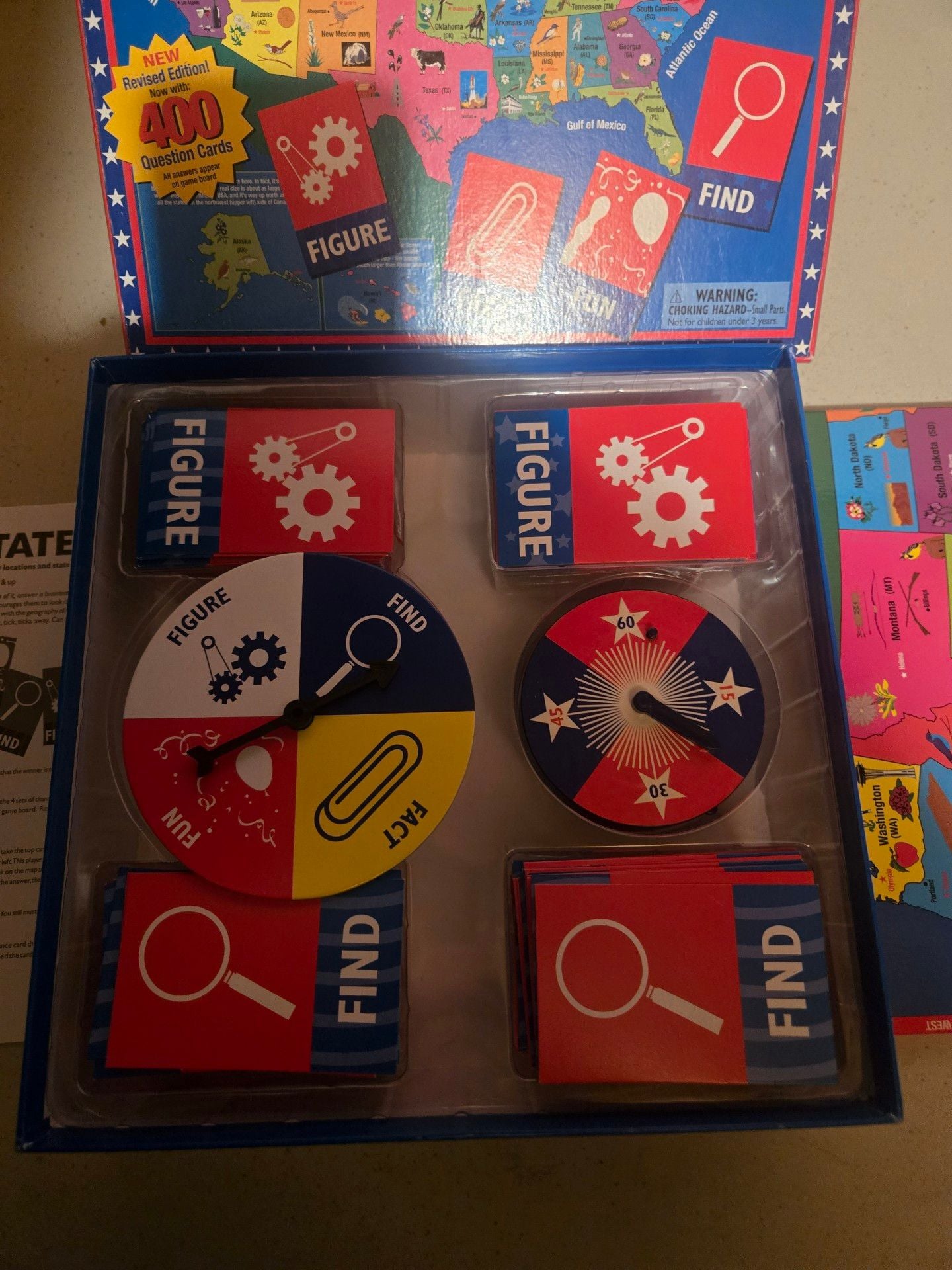 Great States Board Game International Playthings Revised Edition 2