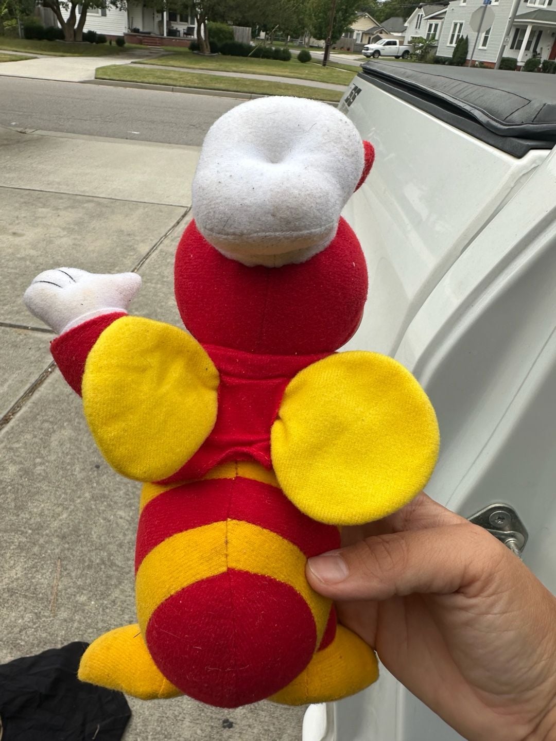 Jollibee Mascot Plush Doll Vinyl Face Stuffed Toy Red White 1