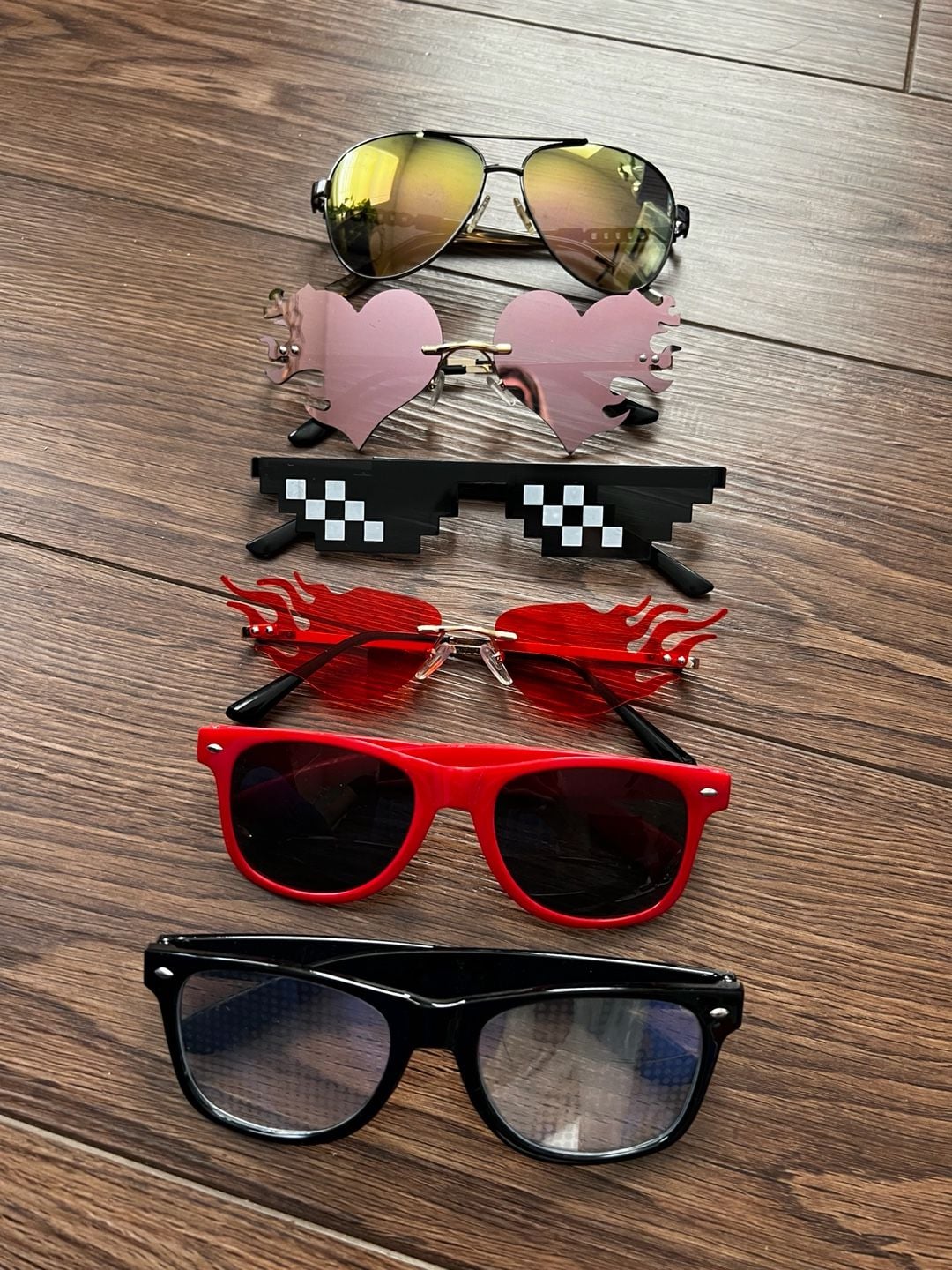 Festival Assorted Sunglasses Bundle Set Lot Of 6 1