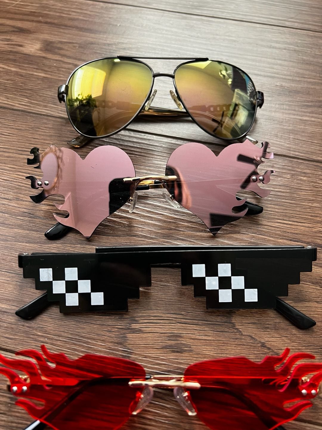 Festival Assorted Sunglasses Bundle Set Lot Of 6 3