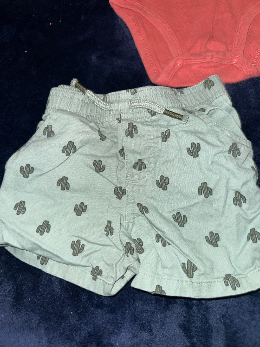 Carter's Baby Bodysuit Set Size 24M Multicolor Striped Dinosaur Lot 8