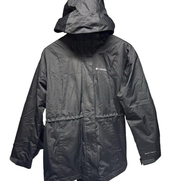 Columbia Hikebound Long Insulated Jacket Size S Black Waterproof