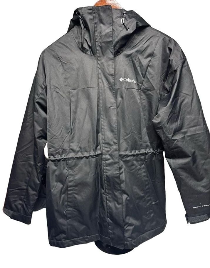 Columbia Hikebound Long Insulated Jacket Size S Black Waterproof 8