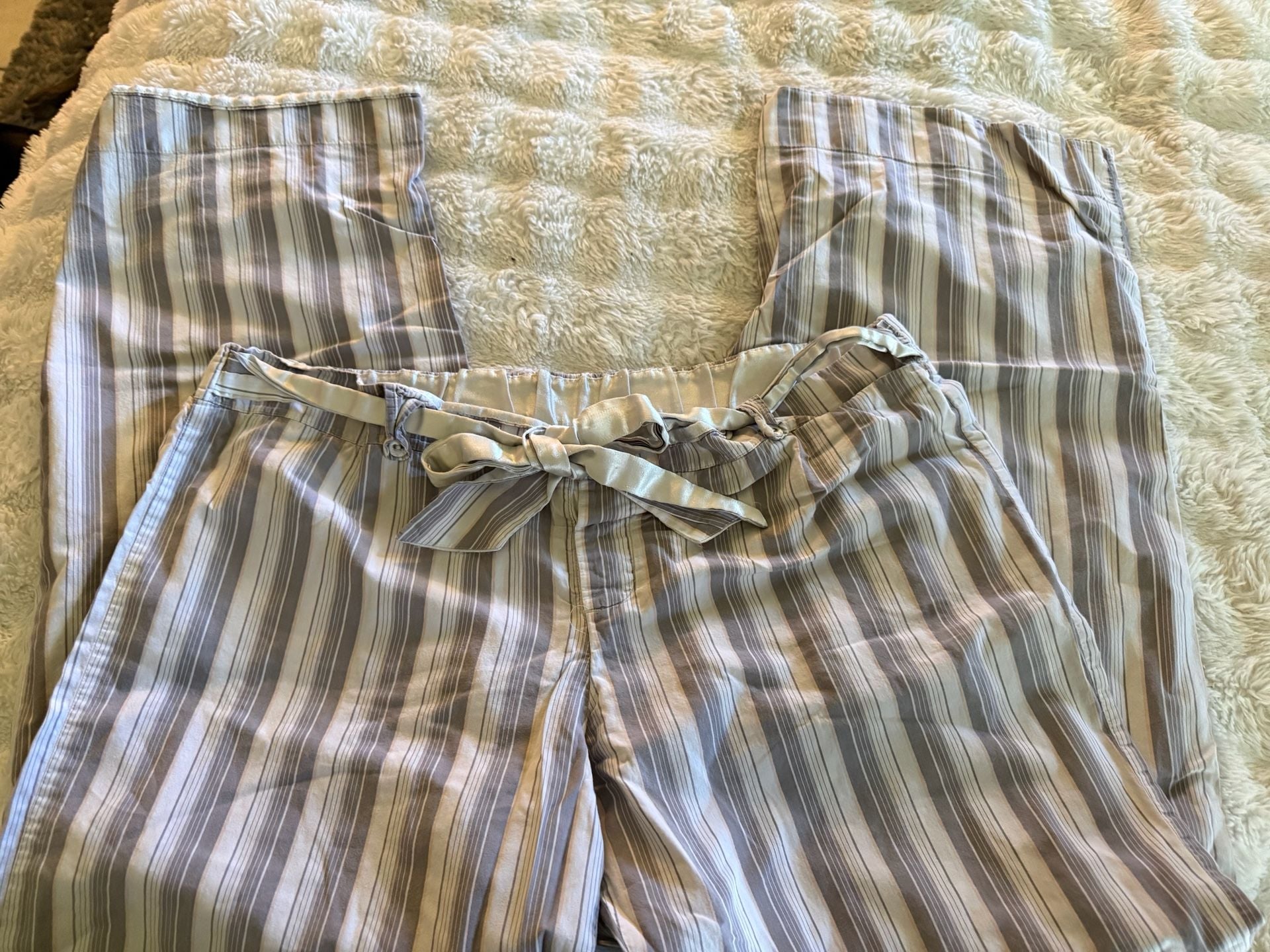 Victoria's Secret Striped Pants Size L Pajama Lounge 1