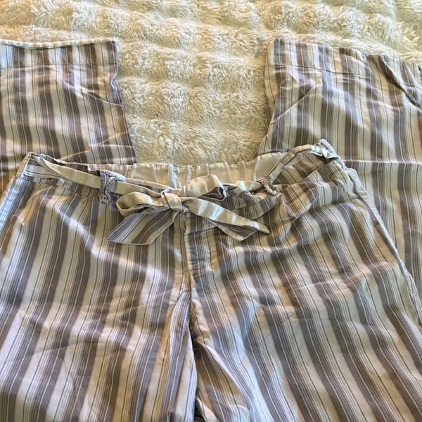 Victoria's Secret Striped Pants Size L Pajama Lounge